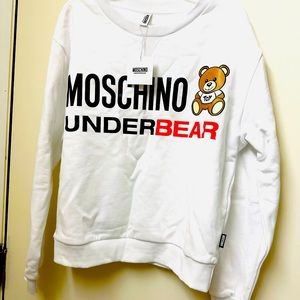 White Mochino sweatshirt